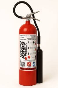 Extintor de CO₂ 15 lb